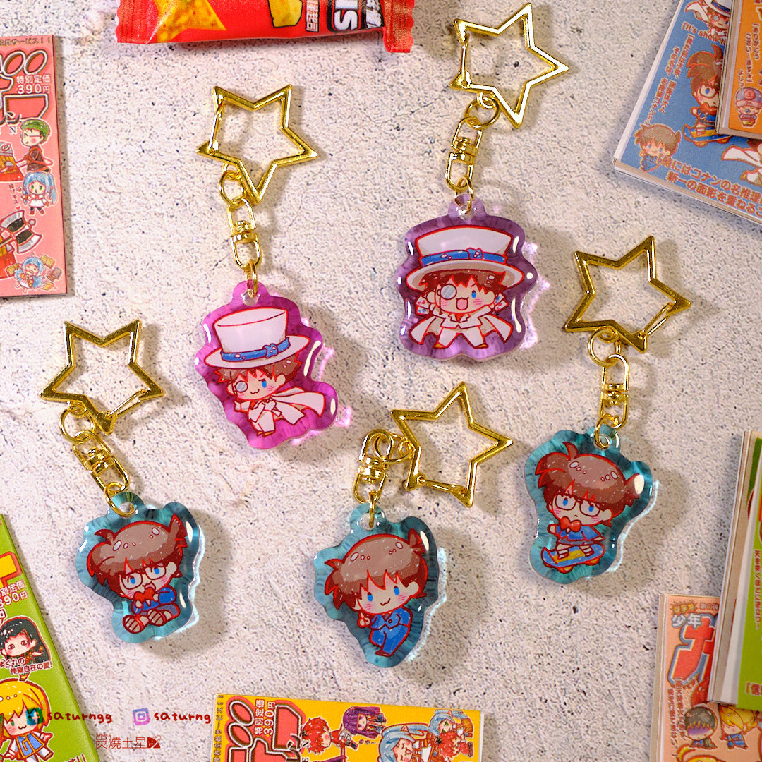 Detective Conan - Epoxy-coated Acrylic Keychain