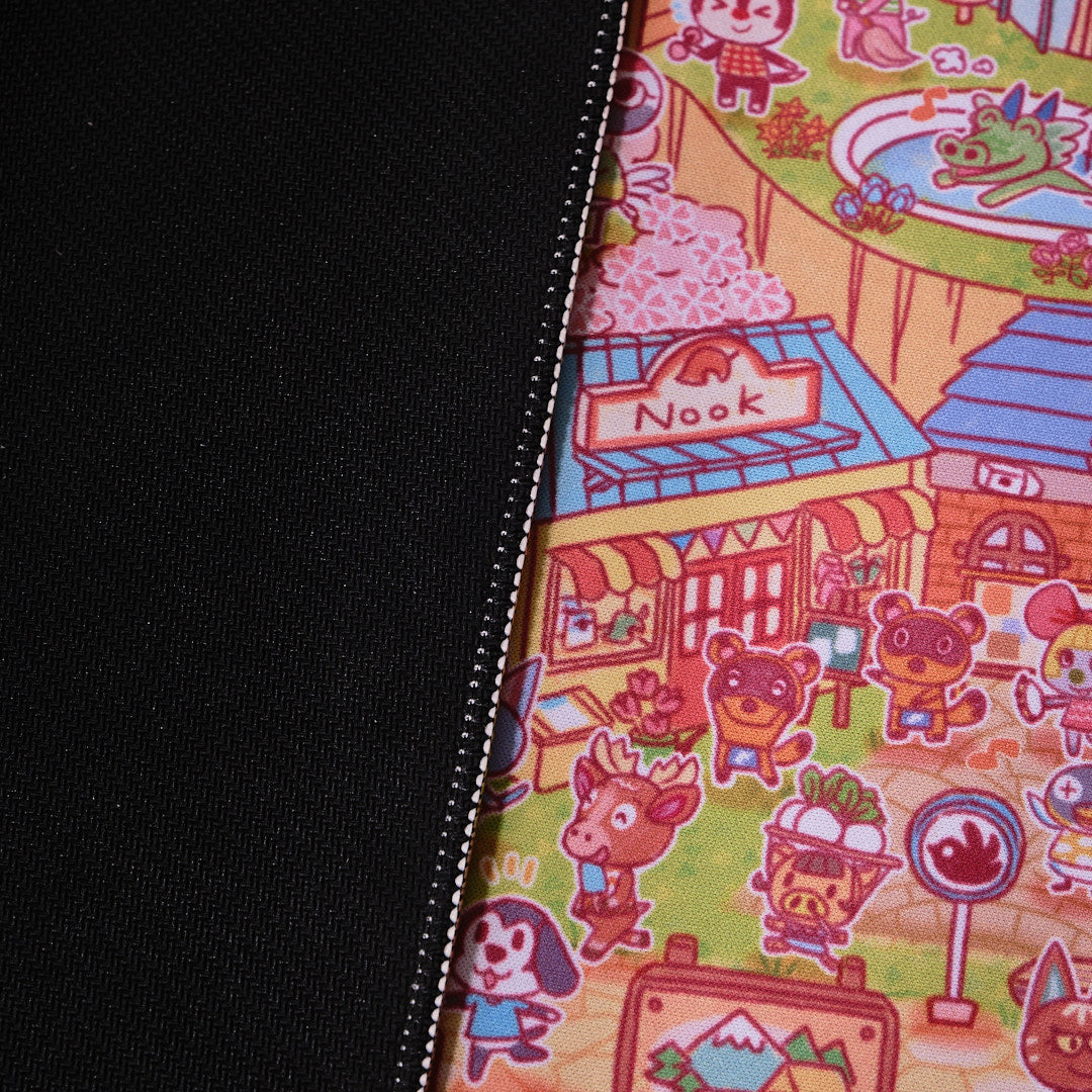 Animal Crossing happy landing Big Gaming Mousepad